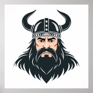 Affiche guerrier viking
