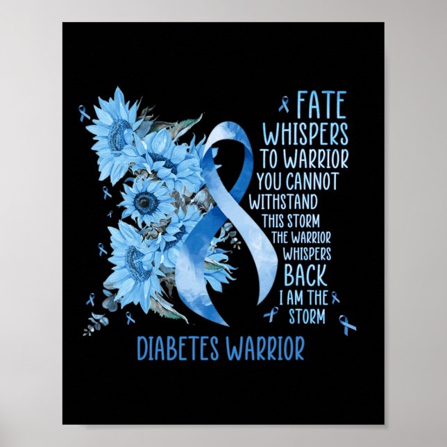 Affiche Guerrier Whispers Pour Avoir Le Sort Je Suis La Te (Devant)