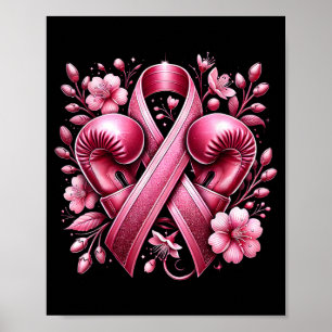 Affiche Guerrière du cancer du sein Sensibilisation au can