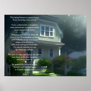 Affiche Guest House Rumi Poem