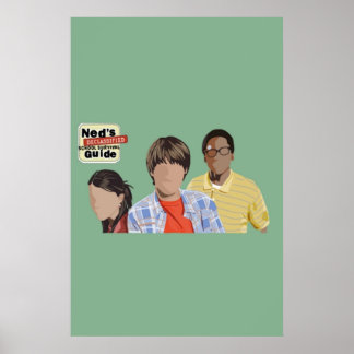 Affiche guide de survie à l'école déclassifié