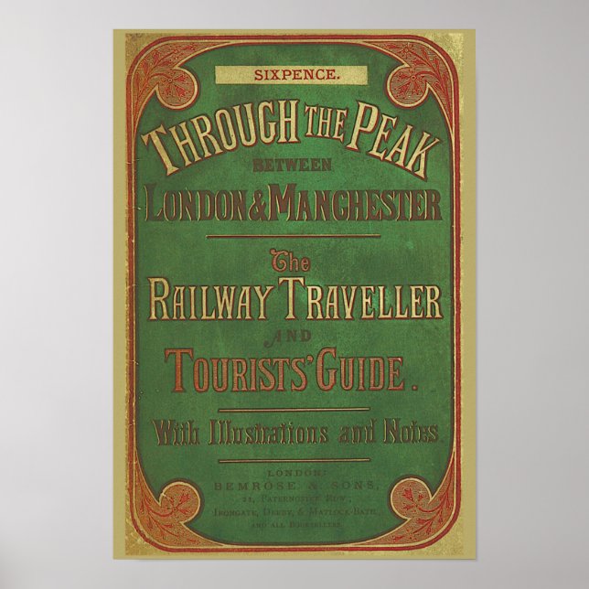 Affiche Guide de voyage vintage British Railway (Devant)