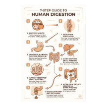Guide en 7 étapes du processus de digestion humain