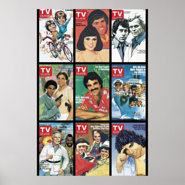 Affiche Guide TV Couvre les grandes émissions d'antan (Devant)