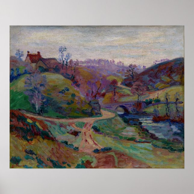 Affiche Guillaumin - Crozant Pont Charraud (Devant)