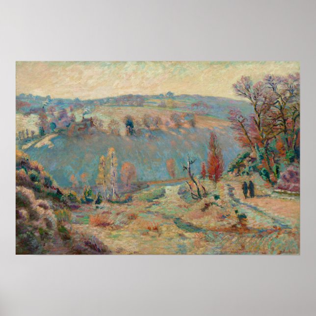 Affiche Guillaumin - Frost blanc dans la vallée de la Sede (Devant)