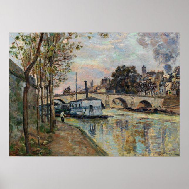 Affiche Guillaumin - La Seine À Paris 1874 (Devant)