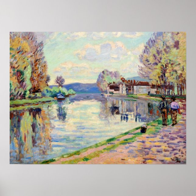Affiche Guillaumin - La Seine De Samois (Devant)