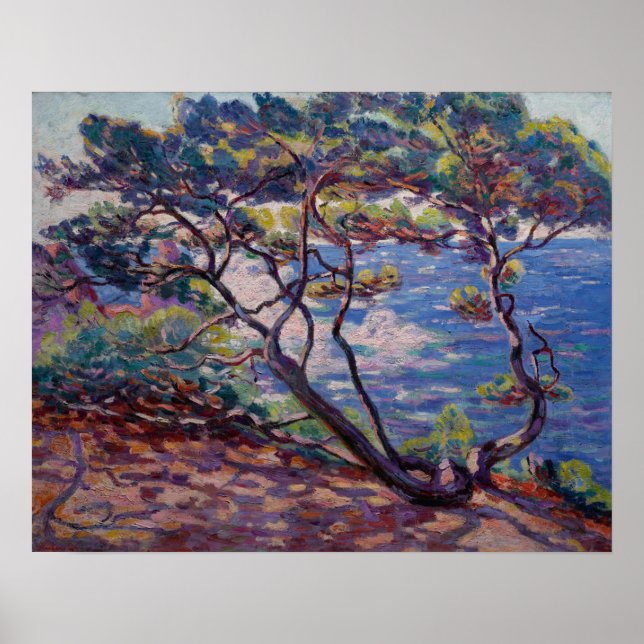 Affiche Guillaumin - Le Brusc Paysage Du Sud (Devant)