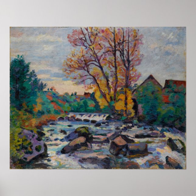 Affiche Guillaumin - Le Crozant du moulin de Bouchardon (Devant)
