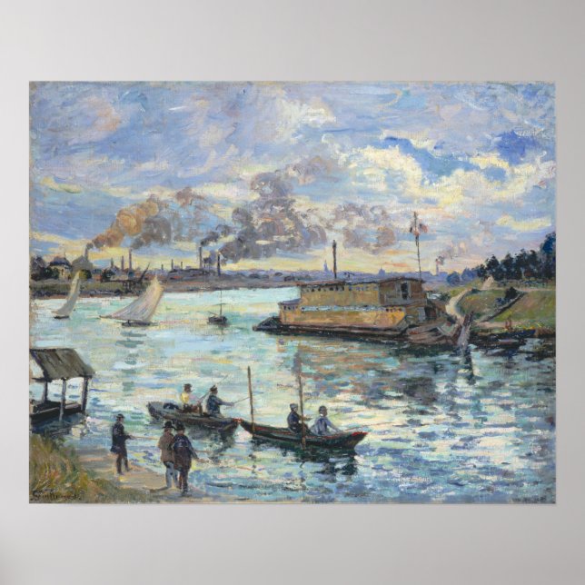 Affiche Guillaumin - Scène de rivière (Devant)