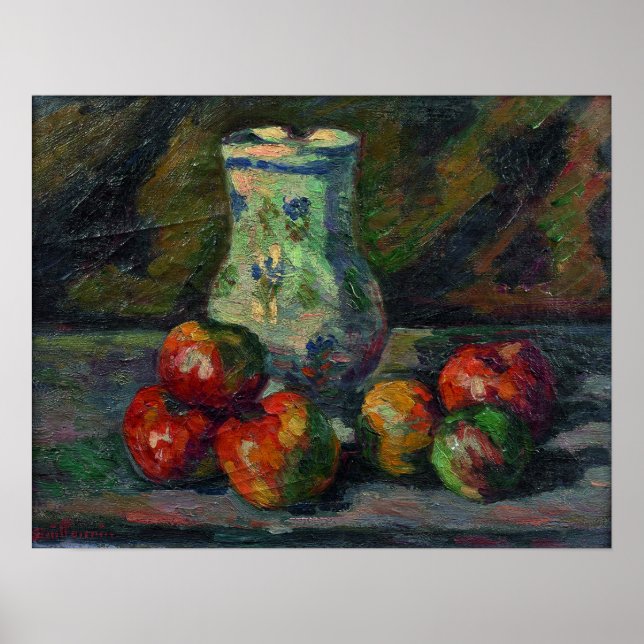 Affiche Guillaumin - Vie morte avec pommes 1880 (Devant)