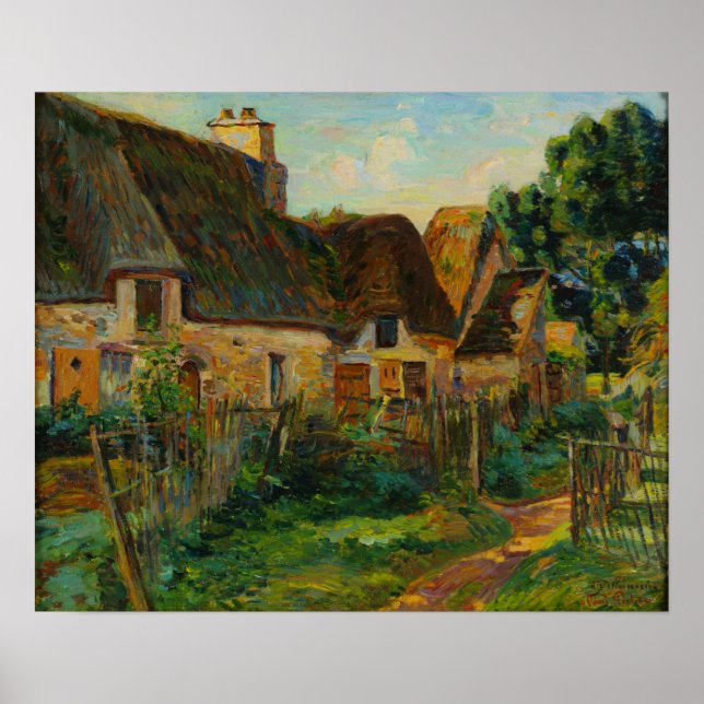 Affiche Guillaumin - Village Sur L'Île De France (Devant)