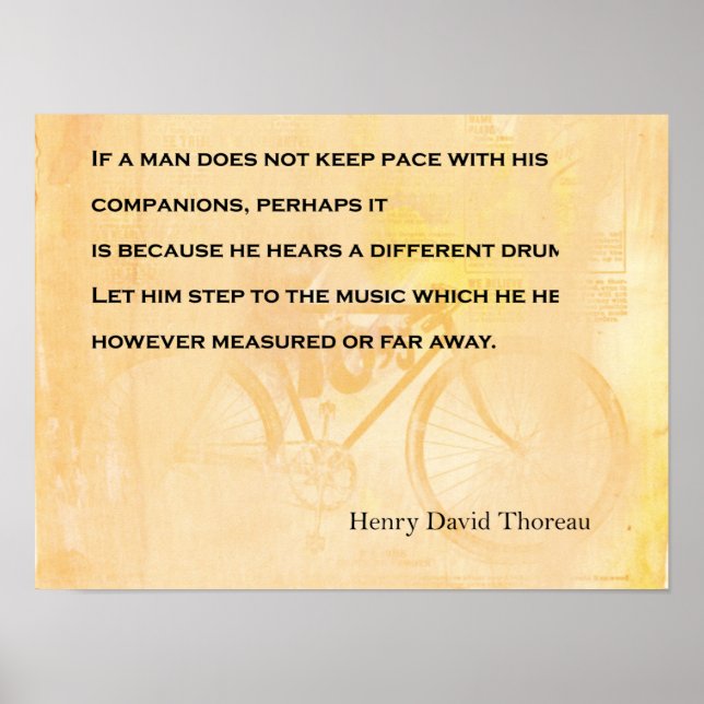 Affiche Guillemet de tambour différent (Devant)