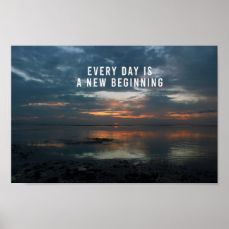 Affiche Guillemet inspirant