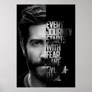 Affiche Guillemet noir et blanc Jake Gyllenhaal