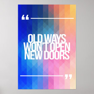 Affiche Guillemets inspirants et motivants