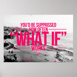 Affiche Guillemets inspirants et motivants