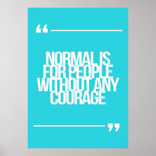 Affiche Guillemets inspirants et motivants (Devant)