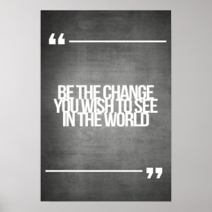 Affiche Guillemets inspirants et motivants