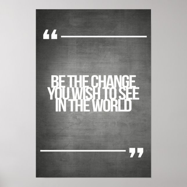 Affiche Guillemets inspirants et motivants (Devant)