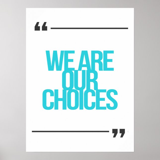 Affiche Guillemets inspirants et motivants (Devant)