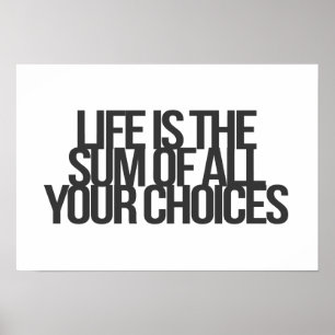 Affiche Guillemets inspirants et motivants