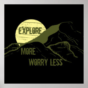 Affiche Guillemets randonnées motivants