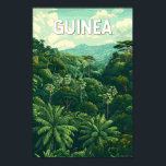 Affiche Guinée Illustration Voyage Art Vintage<br><div class="desc">Conception de voyage par vecteur rétro Guinée. La Guinée offre une expérience crue et authentique de la beauté naturelle et des traditions vibrantes de l'Afrique de l'Ouest, de la capitale animée de Conakry aux hautes terres luxuriantes de Fouta Djallon.</div>