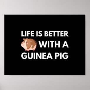 Affiche Guinéen Pig Lover