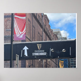 Affiche Guinness Storehouse Dublin Irlande Europe