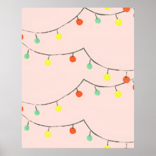 Affiche Guirlande de Noël