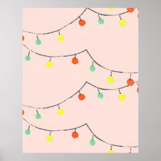 Affiche Guirlande de Noël 