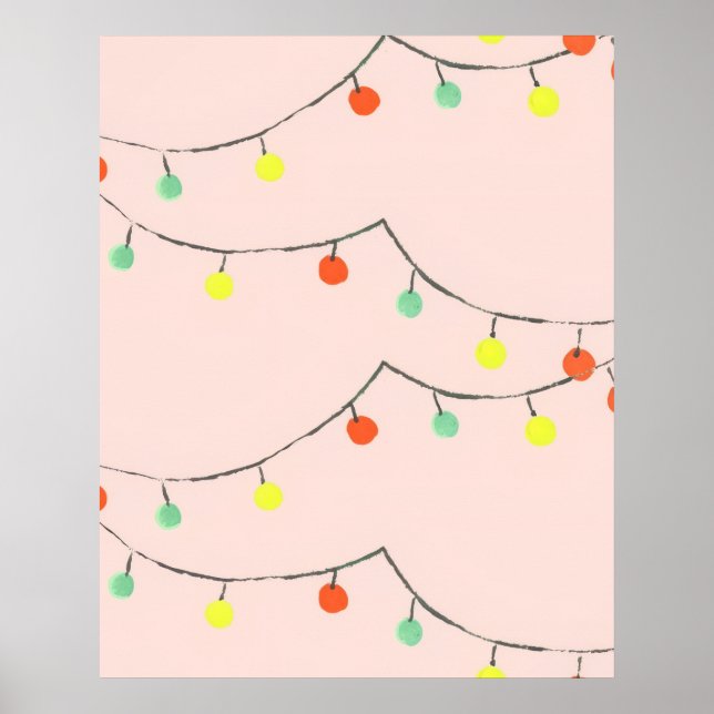 Affiche Guirlande de Noël  (Devant)