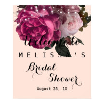 Guirlande lumineuse Fleurs bordeaux enterrement de