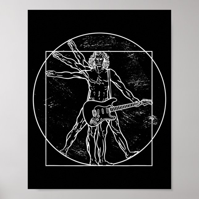 Affiche Guitar Player Guitar Musical Instrument Guitarist  (Devant)