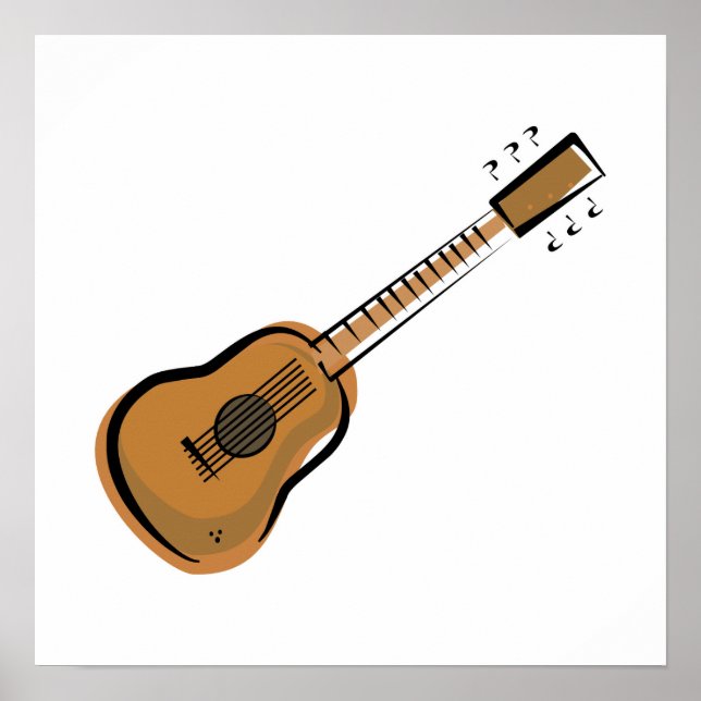 Affiche guitare (Devant)