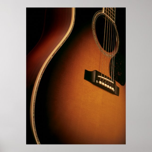Affiche guitare acoustique (Devant)