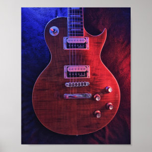 Affiche Guitare acoustique cool