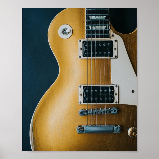 Affiche Guitare acoustique géniale (Devant)