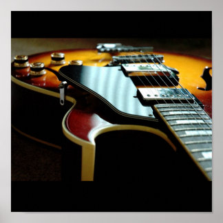 Affiche Guitare - Customisée