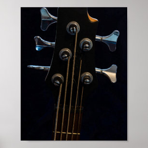 Affiche Guitare de basse cool