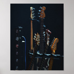 Affiche Guitare de basse cool