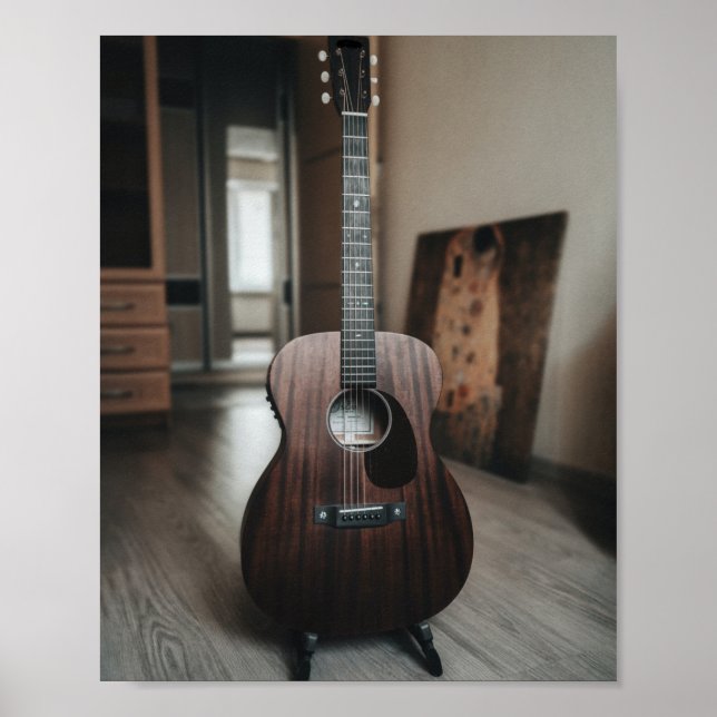 Affiche Guitare de basse cool (Devant)