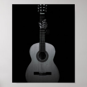 Affiche Guitare de basse cool