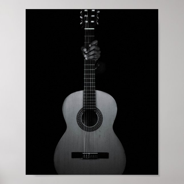Affiche Guitare de basse cool (Devant)