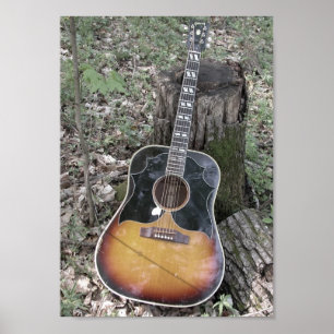 Affiche Guitare de chute