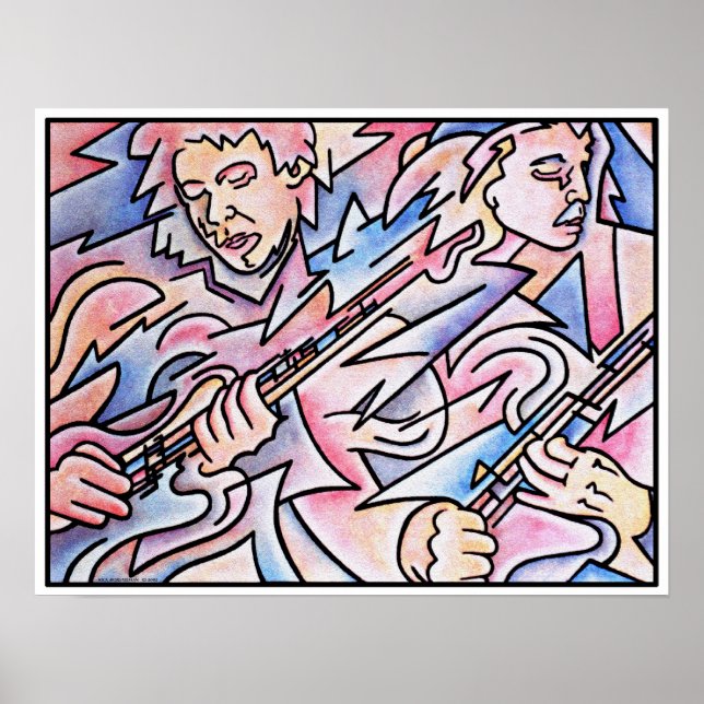 Affiche Guitare Duel (Devant)