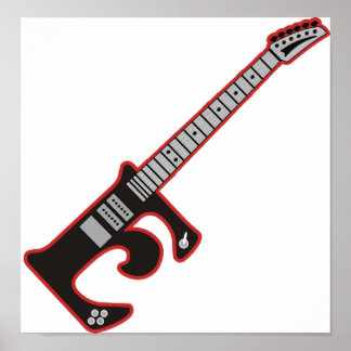 Affiche Guitare E