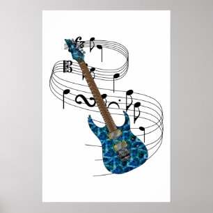 Affiche Guitare électrique